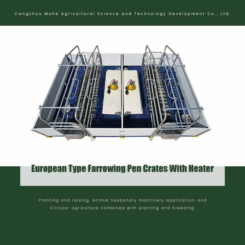 European Type Farrowing Pen Crates With Heater